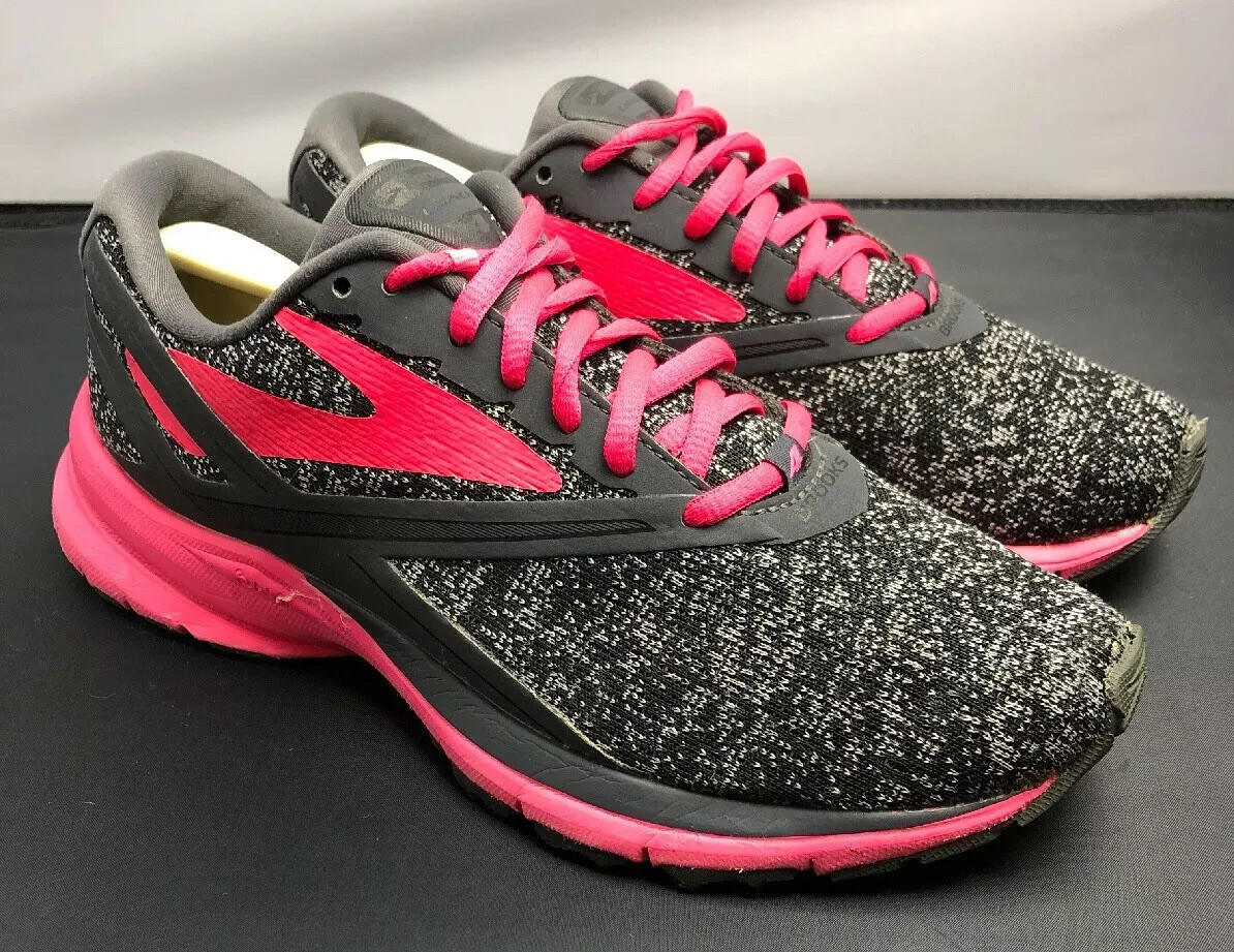 womens black brooks running shoes