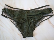 NEW Victoria's Secret VTG 2015 Silky Smooth  Sheer Hiphugger Panties LARGE