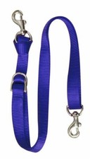 Showman TIE DOWN STRAP Premium Nylon Adjusts 35" - 62" BLUE
