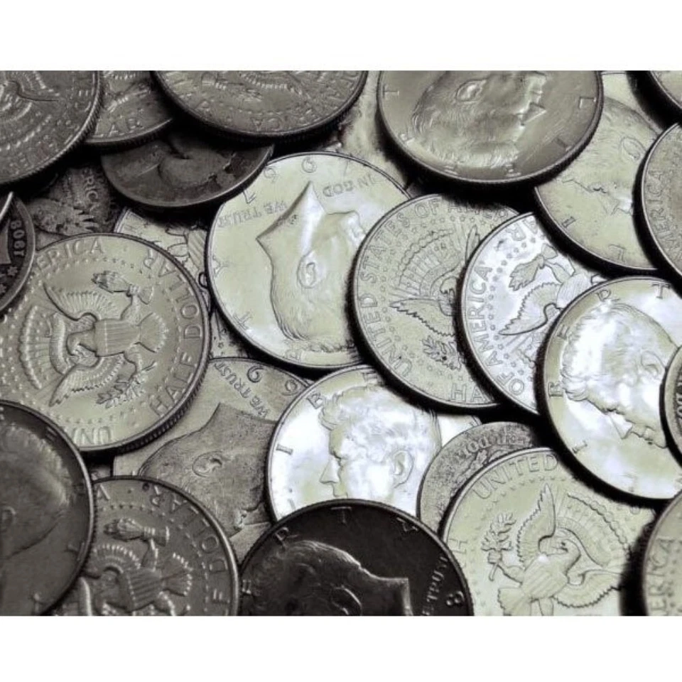 1965-1969 Kennedy Halves $10 40% Silver 20 Coin Roll Avg. Circ.