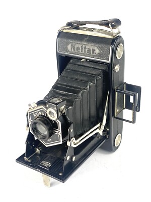 Zeiss Ikon Nettar 515/2 Art Deco 6x9 Film Camera. 105/6.3 Lens