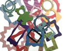 25 Pieces Picture Frame Grab Bags Cardstock Die Cut Embellishments