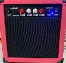 🔥 LyxPro Beginner AGL-20 Amplifier 20W, Pink/black 🆕 As Shown,