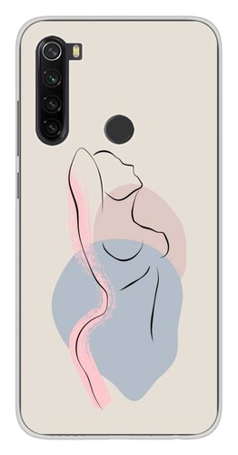 Coque Xiaomi Redmi Note 8 – Silicone Imprimé Chat Yeux Bleus – 1001coques