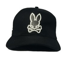 Daddy Yankee Psycho Bunny Gorra de Caridad Ajustable Snapback Malla Espalda Gorra de Camionero