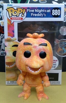 Funko Pop! (DIAMOND) Five Nights at Freddy's Tie-Dye Chica #880 FNAF RARE VHTF