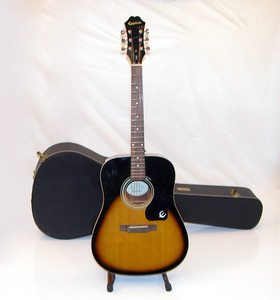 epiphone acoustic guitar hard case