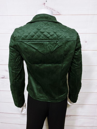Kut from the Kloth Womens Full Zip Jacket Size XS Green Quilted Long Sleeve - Picture 4 of 7