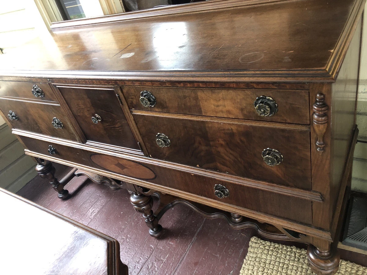 Antique pull 2024 out buffet table