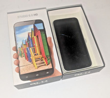 BLU Studio 6.0 HD, D650a White - Cracked, Tur...