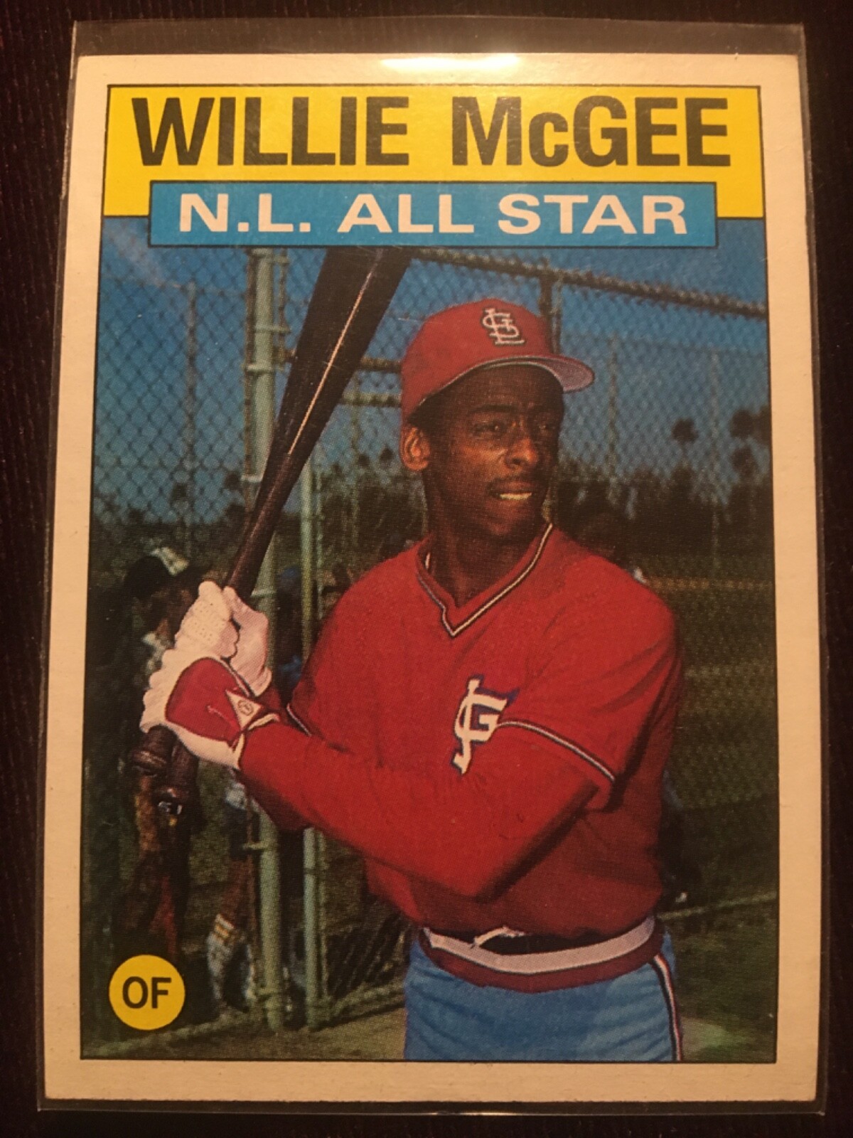 1985 Topps #707 Cardinals Willie McGee Baseball Card | eBay
