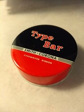 Smith Corona Type Bar Typewriter Ribbon Tin container - (only) Vintage. thumbnail