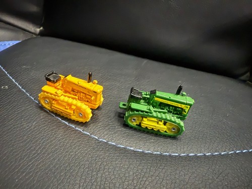 Ertl giocattolo pressofuso 1/64 2 John Deere 430 crawlers sciolto - Foto 3 di 7