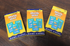 3 School Zone Math War: Multiplication Game Cards Teacher Homeschool Classroom