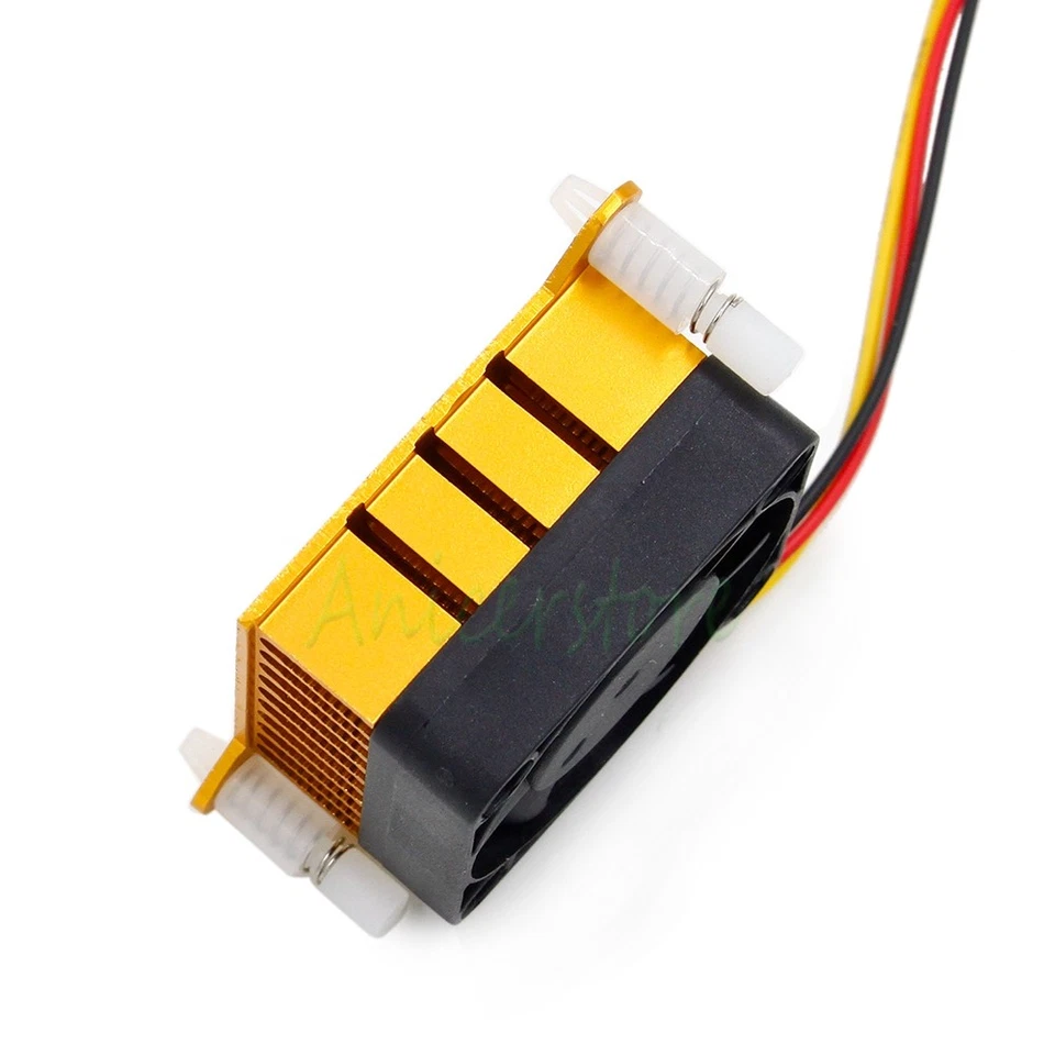 5pcs Aluminium Heatsink Fin Cooler w/Fan For PC Northbridge Chipset Cooling - Image 3 of 4