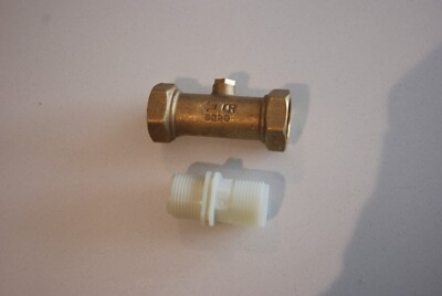 1 Stück - RS242-2819 PRO Kupferlegierung Doppelrückschlagventil 3/4 Zoll, 10 bar