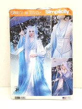 Fantasy Dress Corset Coat Costume Size 14-22 Simplicity 8971 Sewing Pattern