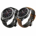 New Genuine Leather Wrist Strap Watch Band For Samsung Galaxy watch SM-R800 46mm