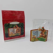 Vtg Hallmark Keepsake Ornament David & Goliath Favorite Bible Stories Christmas