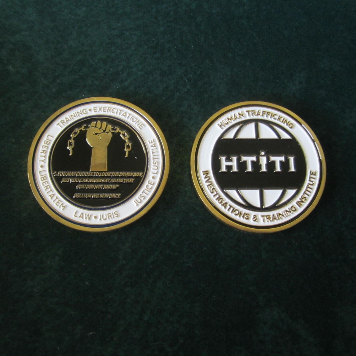HTITI Challenge Coin HUMAN TRAFFICKING | eBay