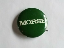 union made in USA! vintage pinback metal political campaign button Morse