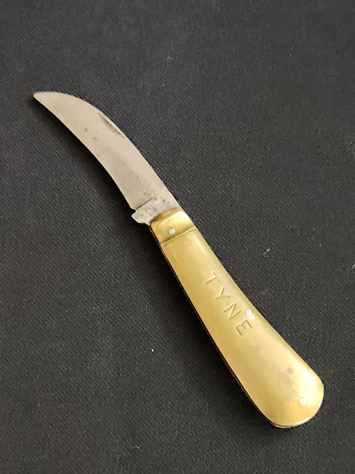 George Wostenholm IXL Tyne Brass Folding Pocket Knife Sheffield England