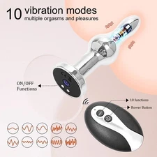 Metal Butt Plugs Adult Sex Toys Anal Beadsfor Men Women Male Prostate Massager