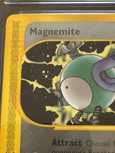 Tarjeta Pokémon Error Magnemite 52/147 Aquapolis WoTC | CGC 7,5 CASI COMO NUEVA+ - Imagen 3 de 4