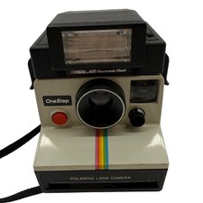 Vintage Polaroid OneStep Land Camera Instant Film Camera with flash Rainbow