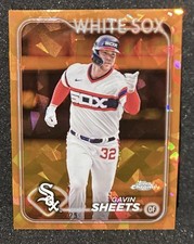 2024 Topps Chrome GAVIN SHEETS 08/25 Orange Sapphire (Holy Sheets) Padres