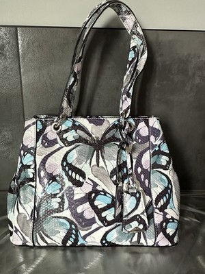 GUESS Kamryn FLUTTER BUTTERFLY PURSE Blue Black Pink Large Purse/Bag BRAND NEW 