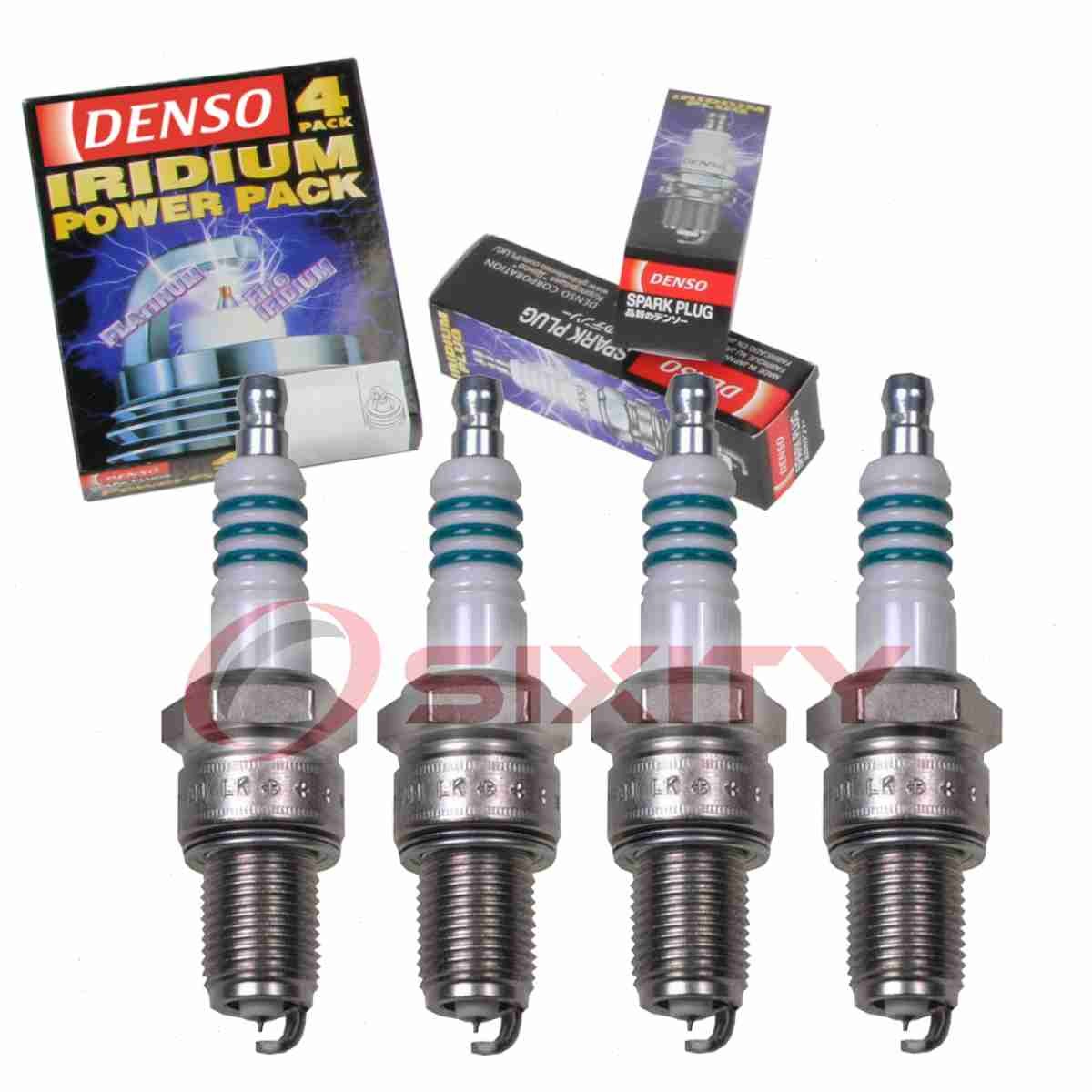 4 pc Denso Iridium Power Spark Plugs for 1978-1983 Dodge Challenger 2.6L L4 ez