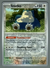 Snorlax 143/165 Sv: Scarlet & Violet 151 Reverse Holo