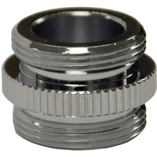 Danco 10523 Water Filter Aerator Adapter, 3/4-27, Male, Brass, Chrome Plated