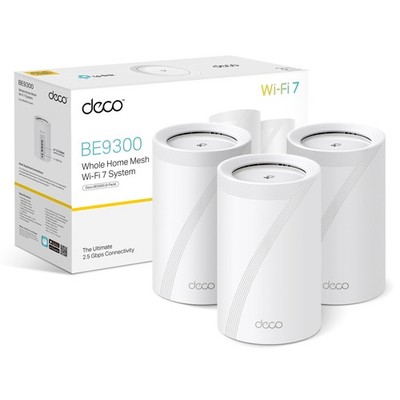 TP Link Deco BE9300 (3er Pack) WiFi 7 BE9300Mbps Whole Home Mesh WLAN System