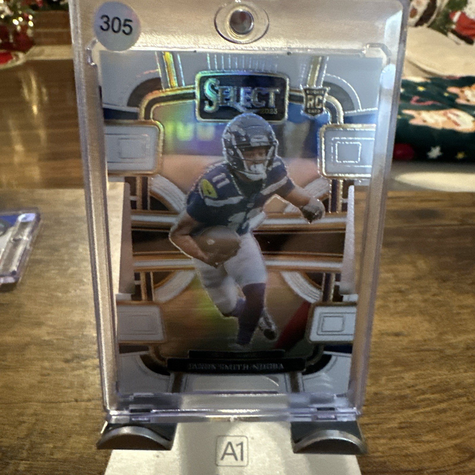 2023 Select Concourse Jaxon Smith-Njigba White Prizm Die Cut Rookie RC /199