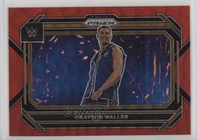 2023 Panini Prizm WWE Ruby Wave Prizm Grayson Waller #52 fm0