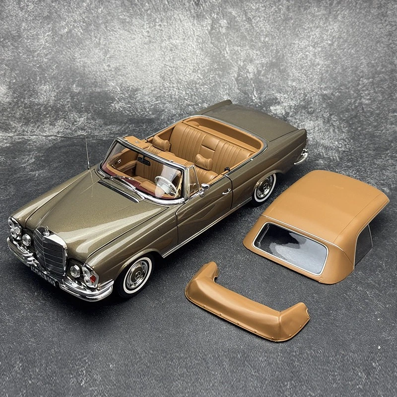 NOREV 1:18 Mercedes-Benz 280SE Cabriolet W111 Removable Roof Alloy Car Model