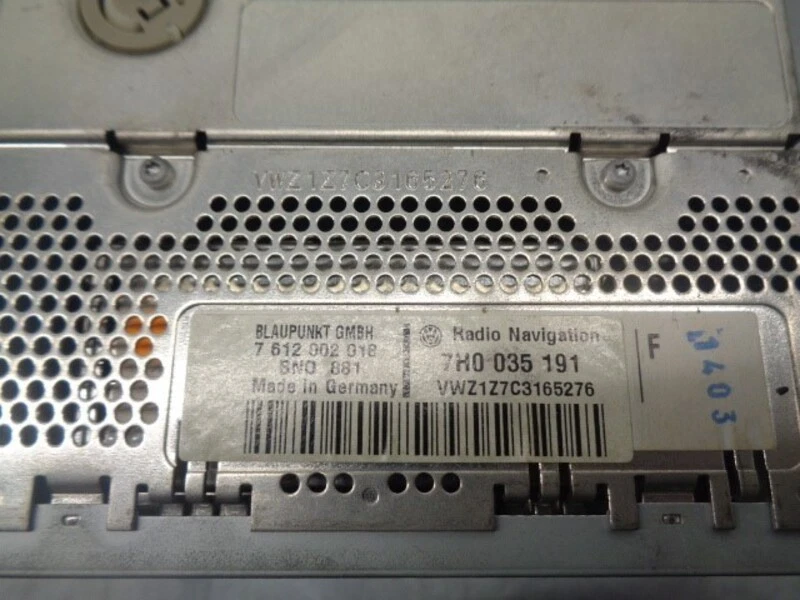 7H0035191 bildschirm für VOLKSWAGEN TOUAREG (7LA) TDI R5 2002 3952427 - Bild 4 von 4