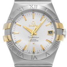 OMEGA Constellation Co-Axial 123.20.35.20.02.004 Silver Men Stainless #W2199