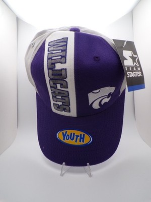 Starter Kansas State Wildcats Youth Boys Baseball Cap Purple One Size