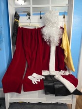 Santa New 9 Piece Costume Set Pants ,Coat, Boot...