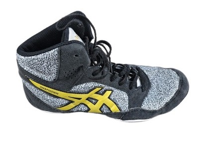 Asics Snapdown 2 Wrestling MMA Shoes Men's Size US 6.5 Gray/White/Gold 1081A027