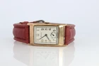 Vintage ROLEX Watch. 9k YG Rolex 2356 Tank Manual Wristwatch.