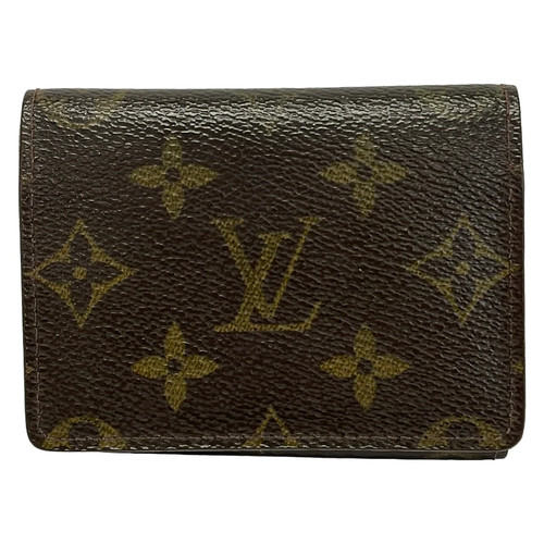 Louis Vuitton Enveloppe Carte de Visit Monogram Business Card Holder M62920 Mono