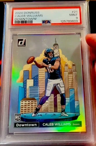 2024 Donruss Caleb Williams ROOKIE Downtown CASE HIT PSA 9 Chicago Bears RC 🔥