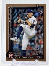 Topps Update Series 2025 AJ Blubaugh #US177 Gold /2025 Houston Astros RC