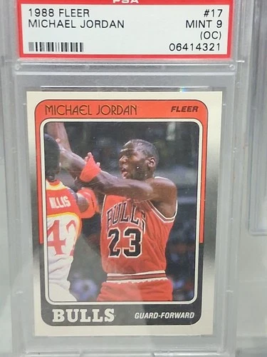 1988-89 Fleer Michael Jordan PSA 9.