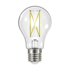 Satco 8w LED Bulb A19 Clear Finish 3500K - 60w-equiv