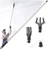 12FT Light Bulb Changer for High Ceilings, Light Bulb Changer with Baskets an...